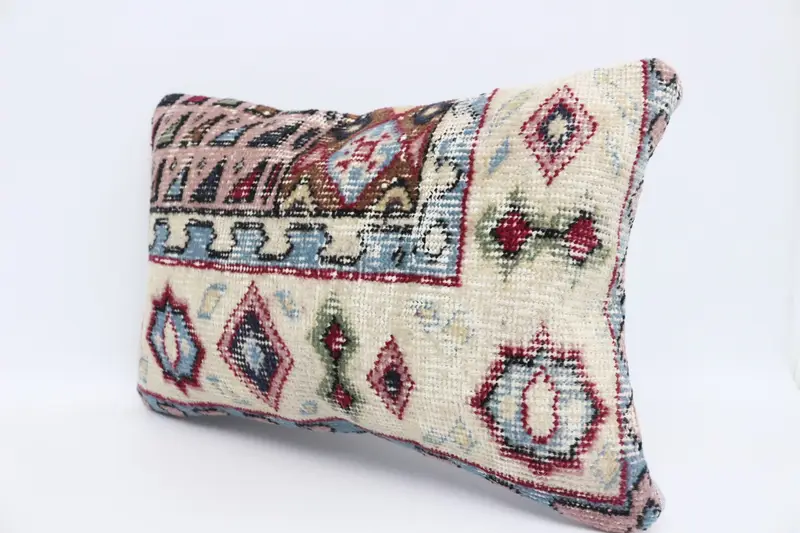 Cushion Cover, Pillow for Couch, 16x24 Red Cushion Case, Vintage Kilim Pillow, Toss Pillow Cover, Interior Designer Pillow - 4