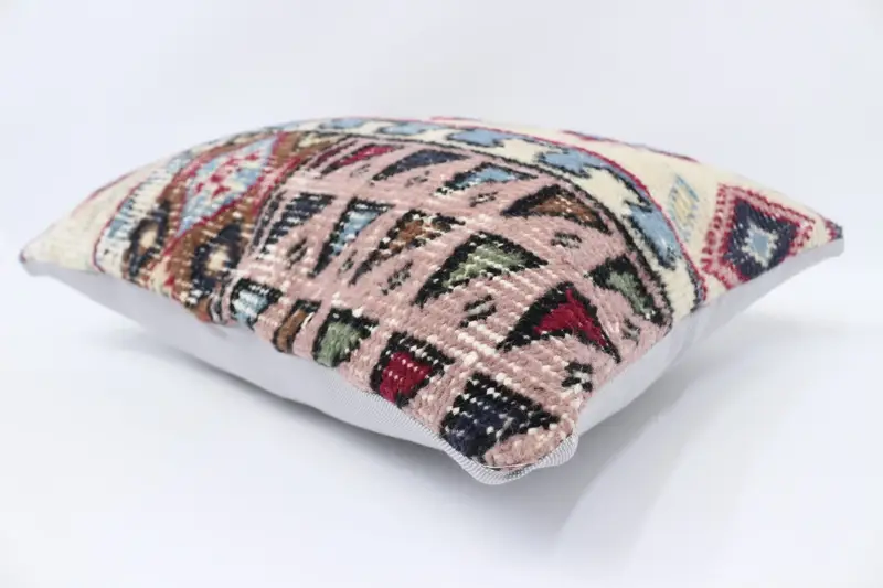 Cushion Cover, Pillow for Couch, 16x24 Red Cushion Case, Vintage Kilim Pillow, Toss Pillow Cover, Interior Designer Pillow - 6