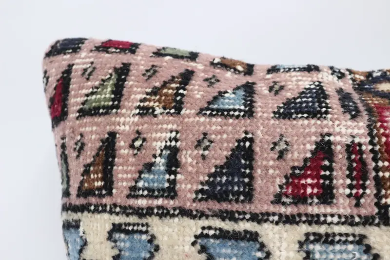 Cushion Cover, Pillow for Couch, 16x24 Red Cushion Case, Vintage Kilim Pillow, Toss Pillow Cover, Interior Designer Pillow - 2