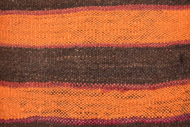 Boho Pillow, Vintage Kilim Pillow, Bohemian Cushion Cushion Cover, Couch Cushion Cover, Boho Pillow Sham Cover, 16x16 Orange Cushion, Pillow Cover - 3
