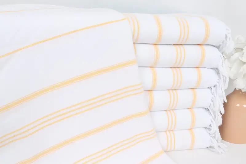 Turkish Hand Towel, Gym Towel, Personalized Gifts, Personalized Turkish Towel, Best Wedding Gift, Monogram Kitchen Towel, 40x24 Cotton Striped Towel - 1