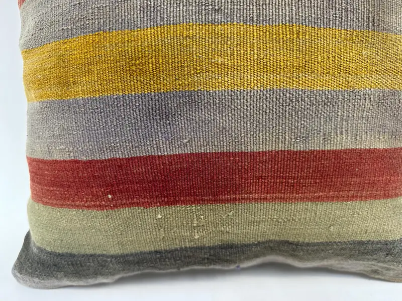 Boho Pillow Sham Cover, Cushion Cover, Home Decor Pillow, Authentic Cushion Case, Gift Pillow, Decorative Throw Pillow, 20x20 Red Pillow Case - 2