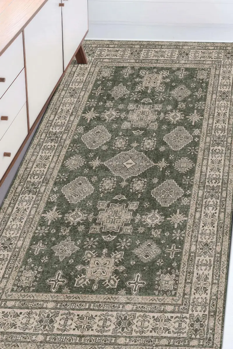 Eleganter bedruckter Teppich: Modernes Design, weicher Stoff, einzigartige Muster