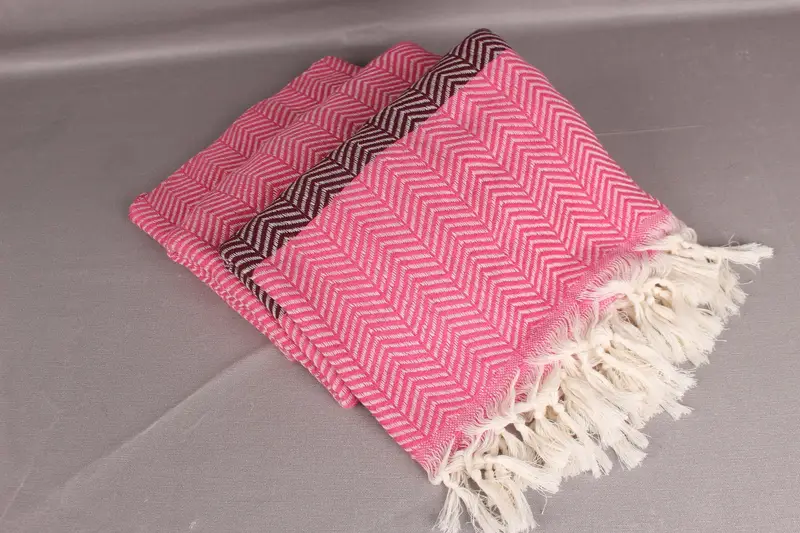 Halloween Blanket, Woven Blanket, Monogram Blanket, Bridal Shower Gift, Bridal Party Gifts, 84x80 Cotton Chevron Towel, Turkish Towel Beach Blanket - 7