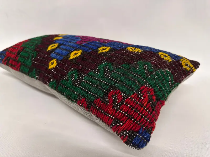 12x24 Blue Pillow, Boho Chic Pillow Sham, Pillow, Kilim Pillow Cover, Boho Pillow, Kilim Cushion Sham, Christmas Cushion, Patio Pillow Case - 6
