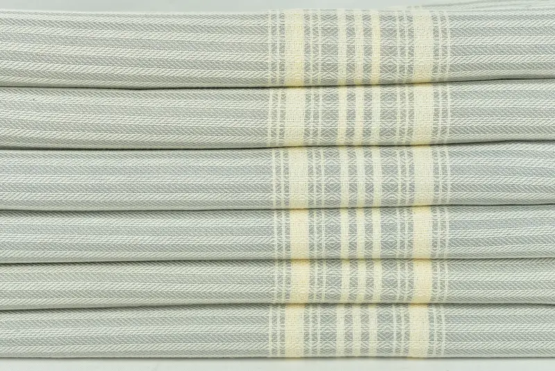 Wedding Gift Ideas, Home Decor Gifts, Sand-resistant Turkish towel for the beach, Custom Wedding Gifts, 68x38 Linen Striped Towel, Peshtemal Towel - 2