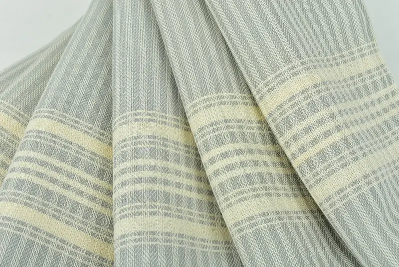 Wedding Gift Ideas, Home Decor Gifts, Sand-resistant Turkish towel for the beach, Custom Wedding Gifts, 68x38 Linen Striped Towel, Peshtemal Towel - 5