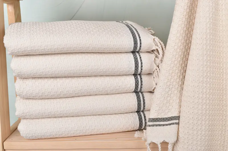 Regalos de dama de honor, regalos para él, regalos de Halloween, toalla decorativa, toalla a rayas de algodón 68x36, toalla fouta, toalla de playa turca personalizada
