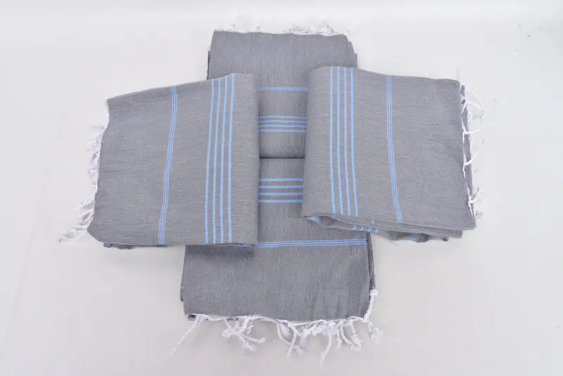 Scarf Towel, Personalized Turkish Towel, Home Decor Gifts, Bachelorette Party Gift, Bride Gift, Best Friend Wedding Gift, 70x40 Cotton Striped Towel - 6