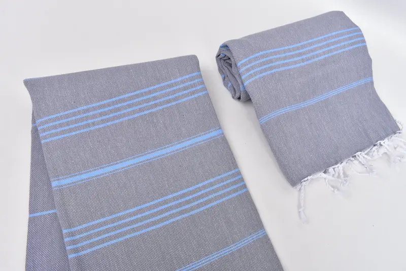 Scarf Towel, Personalized Turkish Towel, Home Decor Gifts, Bachelorette Party Gift, Bride Gift, Best Friend Wedding Gift, 70x40 Cotton Striped Towel - 7