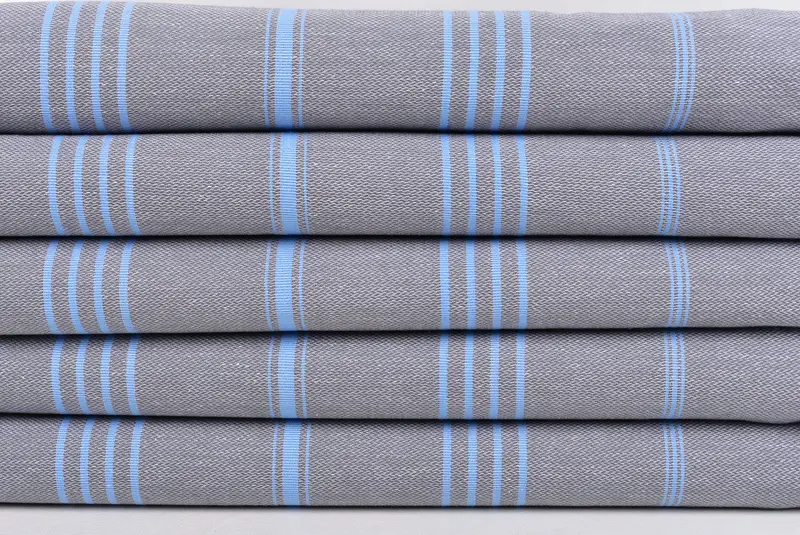 Scarf Towel, Personalized Turkish Towel, Home Decor Gifts, Bachelorette Party Gift, Bride Gift, Best Friend Wedding Gift, 70x40 Cotton Striped Towel - 2