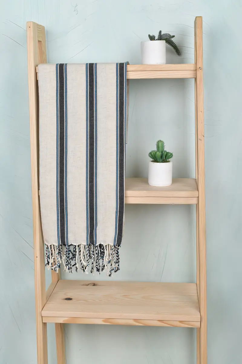 Quick-Dry Beach Towel, Peshtemal Towel, 70x38 Cotton Striped Towel, Personalized Wedding Gift, Spa Towel, Kids Beach Towel, Valentines Day Gift - 8