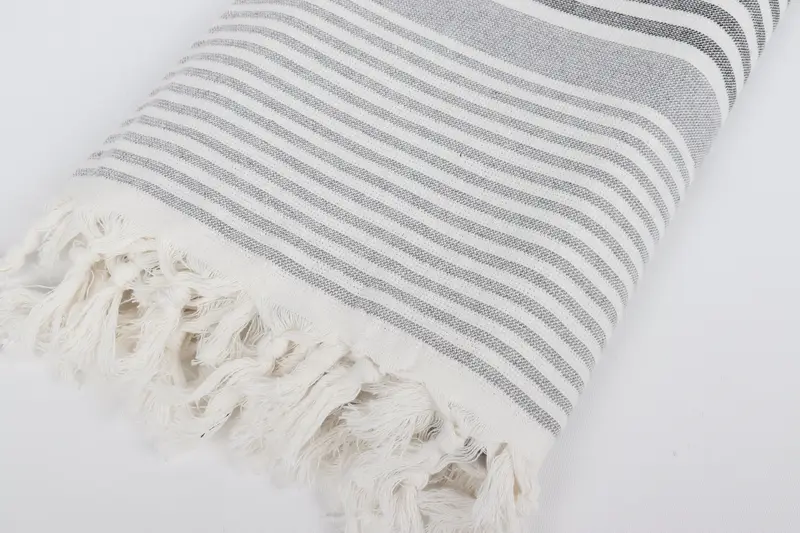Bridesmaid Gift, Custom Gift, Best Beach Towel, 68x40 Cotton Striped Terry Towel, Grandma Gift, Personalized Turkish bath towel for home decor - 7