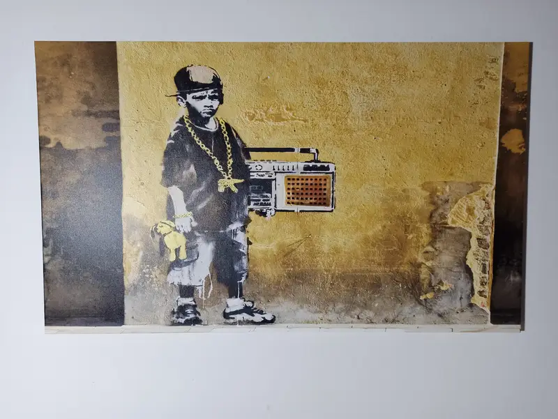 Hip Hop Banksy Wall Art, Best Dance Graffiti Art, Banksy Boy Artwork, Banksy Music Wall Art, Hip Hop Graffiti Wall Art, Graffiti Wall Art, - 5
