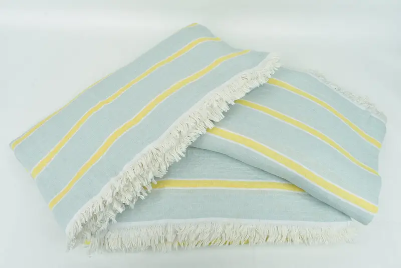 Cotton Bedspread, Throw Blanket Couch, 96x84 Cotton Striped Towel, Bachelorette Party Favors, Boho Throw Blankets, Turkish Cotton Throw Blanket - 6