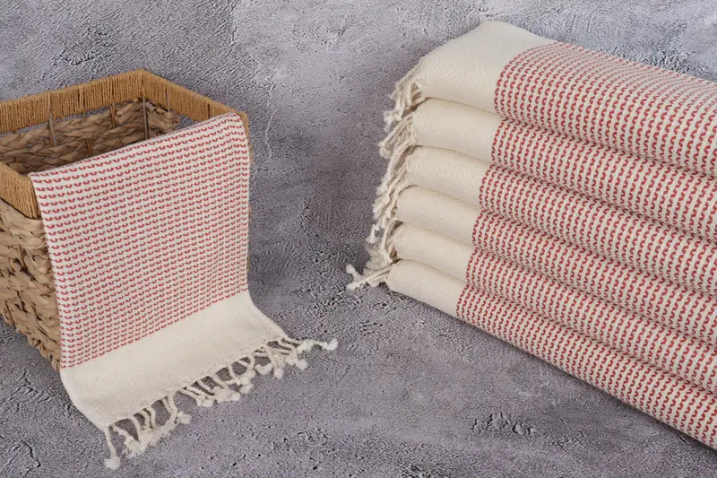 Small Bath Towels, Turkish Tea Towel, 40x20 Cotton Diamond Towel, Summer Gift, Wedding Favors, Bridal Shower Favor, Personalized Home Gift Wedding - 3