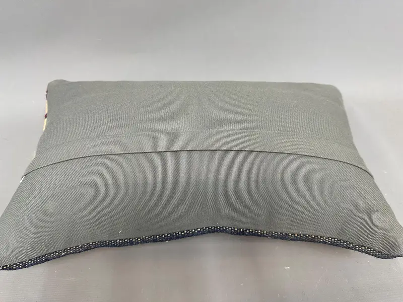 Cushion Case, Neutral Pillow Sham, Throw Kilim Pillow, Kilim Pillow Cover, Shabby Chic Cushion, 12x20 Beige Pillow Cover, Pillow for Sofa - 7