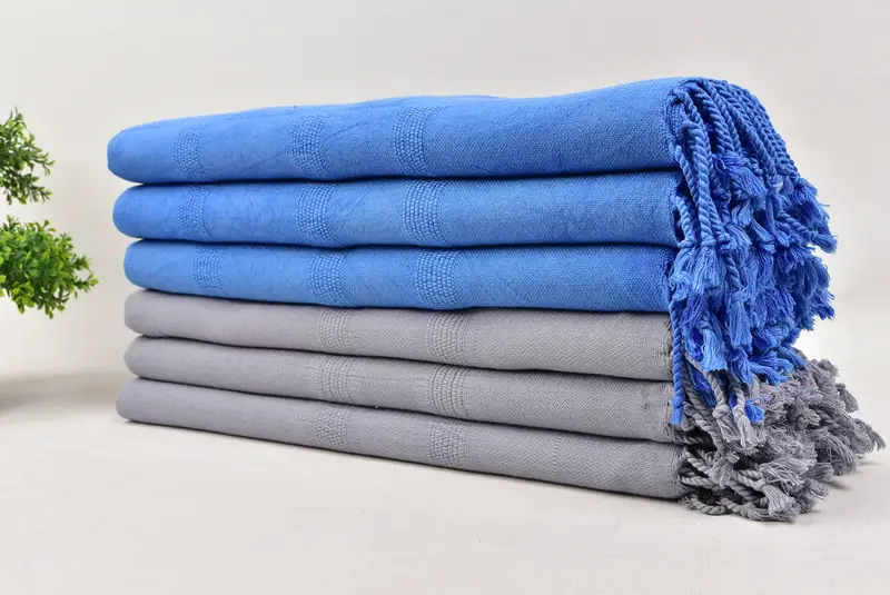 Turkish Towel USA, 70x40 Cotton Stonewashed Towel, Handmade Gift, Embroidery Towel, Personalize Gift, Turkish Towel Monogram, Monogram Turkish Towel - 3