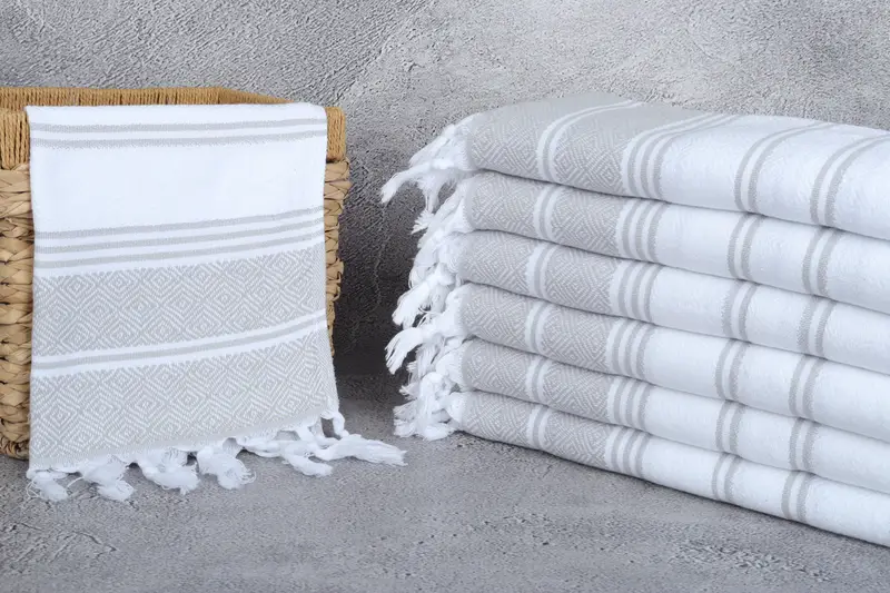 Bridal Shower Favors, Bathroom Towels, Personalized Hand Towel, 40x18 Cotton Diamond Towel, Kitchen Towel, Personalized Turkish Towel, Gifts For Him - 3
