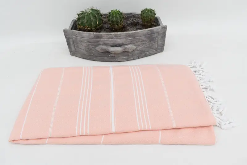 Beach Towel Gift, 70x40 Cotton Striped Towel, Luxury towel, Personalized Towel, Unique Turkish towel with custom embroidery USA, Maid Of Honor Gift - 3
