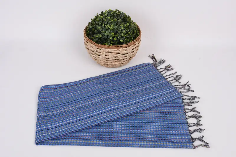 Ev Hediyesi, El Yapımı Hediye, Kişiselleştirilmiş Hediye, Sevgililer Günü Hediyesi, 38x18 Pamuk Geometrik Havlu, Özel El Havlu, Kişiselleştirilmiş El Havlusu - 4