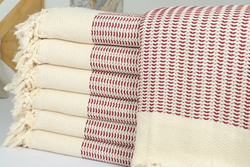 Decorative Blanket, 90x76 Cotton Diamond Towel, Housewarming Gift, Personalized Gifts, Home Decor Gifts, Turkish Bedspread, Best Friend Wedding Gift - 2