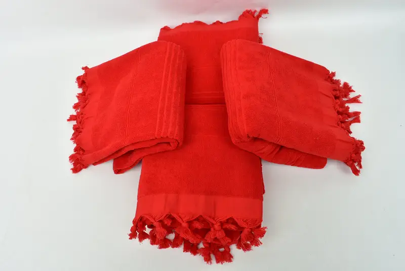 Toalla turca, toalla absorbente, regalo para ella, toalla antibacteriana turca Peshtemal, regalo para la novia, toalla de Terry a rayas de algodón de 70x36, toalla navideña - 6