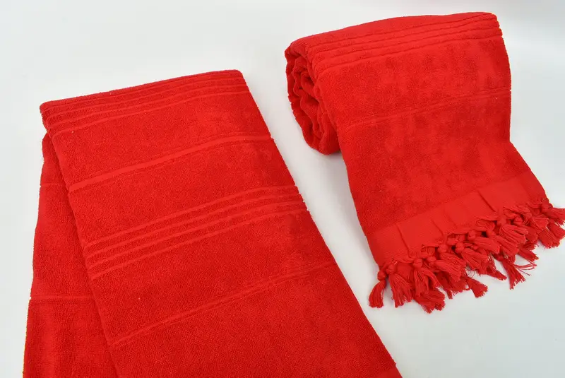 Toalla turca, toalla absorbente, regalo para ella, toalla antibacteriana turca Peshtemal, regalo para la novia, toalla de Terry a rayas de algodón de 70x36, toalla navideña - 7