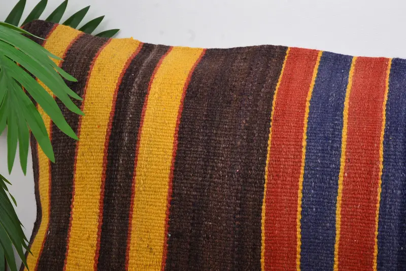 16x48 Red Pillow, Pillow for Sofa, Accent Throw Cushion, Outdoor Throw Cushion Case, Cushion Case, Pillow for Couch, Kilim Pillow - 2