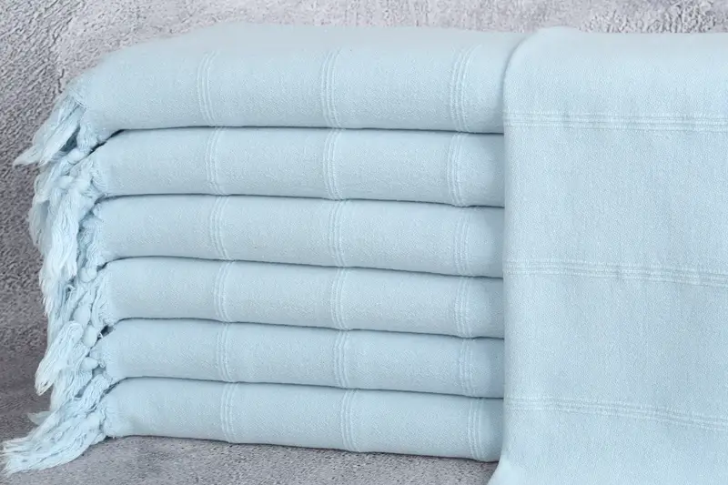 Christmas Gift, Personalized Gift, Personalized Hand Towel, Guest Towel, Beach Theme Wedding Gift, 36x22 Cotton Stonewashed Towel, Bridesmaid Gifts - 1