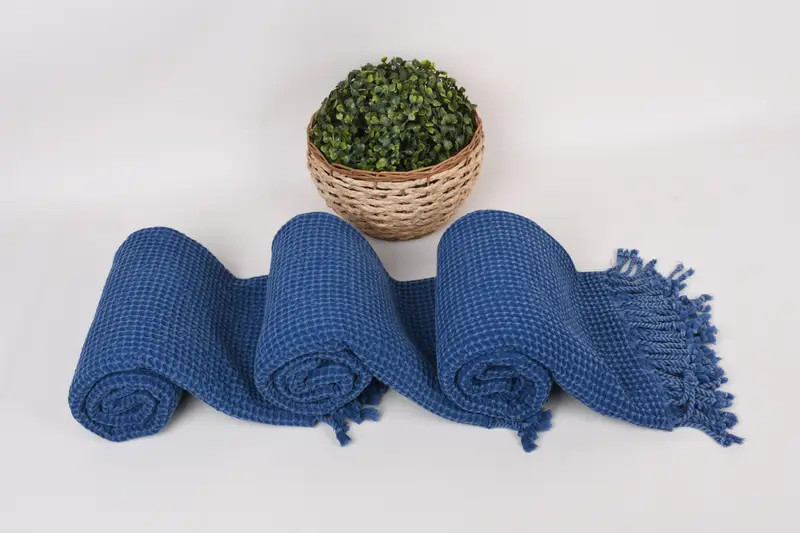 Custom Beach Towel, 68x36 Cotton Waffle Towel, Peshtemal, Handwoven Turkish bath towel, Organic Turkish towel, Bachelorette Party Decorations - 8