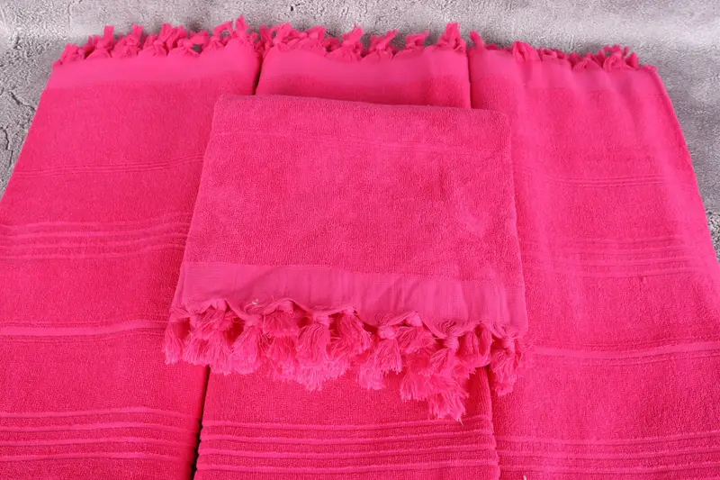 Home Gift, Wedding Gifts Towel, Embroidered Towel, Oversized Beach Towel, Thin towel, Bachelorette Party Items, 70x36 Cotton Striped Terry Towel - 4
