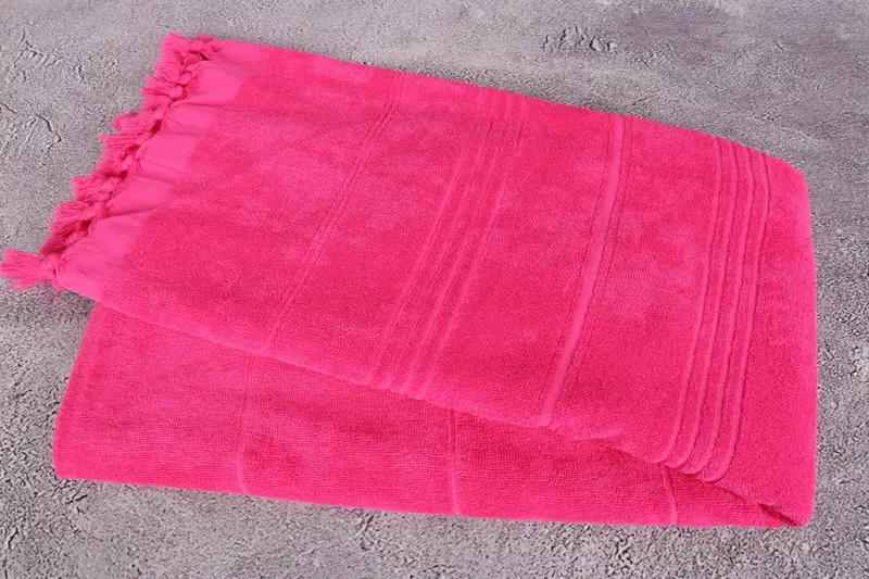 Home Gift, Wedding Gifts Towel, Embroidered Towel, Oversized Beach Towel, Thin towel, Bachelorette Party Items, 70x36 Cotton Striped Terry Towel - 6