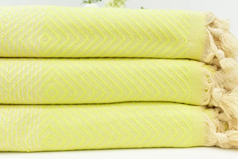 Custom Gifts, Custom Wedding Gifts, 92x80 Cotton Diamond Towel, Personalized Gifts, Best Wedding Gift, Organic Throw, Turkish Bedcover, Tablecloth - 2