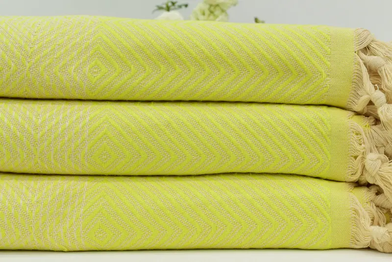 Custom Gifts, Custom Wedding Gifts, 92x80 Cotton Diamond Towel, Personalized Gifts, Best Wedding Gift, Organic Throw, Turkish Bedcover, Tablecloth - 3