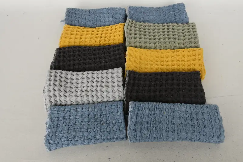 Turkish Hand Towel, Custom Gifts, Beach Wedding Favor, Monogram Hand Towel, Small Bath Towels, Custom Turkish Towel, 12x12 Cotton Set of 10 Towel - 3