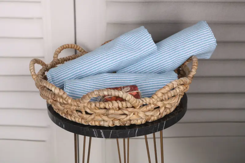 Bridesmaid Gifts, Personalized Hand Towel, Beach Theme Bachelorette Party, Personalized Turkish Towel, 40x18 Cotton Striped Towel, Wedding Favors - 4