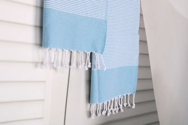 Bridesmaid Gifts, Personalized Hand Towel, Beach Theme Bachelorette Party, Personalized Turkish Towel, 40x18 Cotton Striped Towel, Wedding Favors - 8