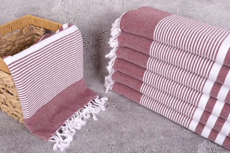 Turkish hand towel, 70x40 Cotton Striped Towel, Personalized Gift For Her, Custom Wedding Gift, Turkish towel, Spooky Bachelorette Party Favors - 3