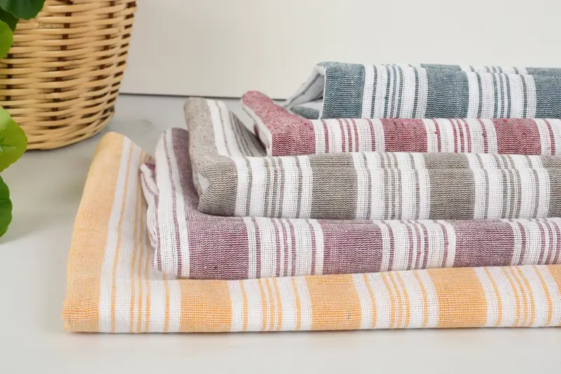 Custom Wedding Gifts, Spa Towel, Embroidered Turkish Towel, Handmade Gift, Personalized Gift For Her, 70x40 Cotton Striped Towel, Turkish bath towel - 4