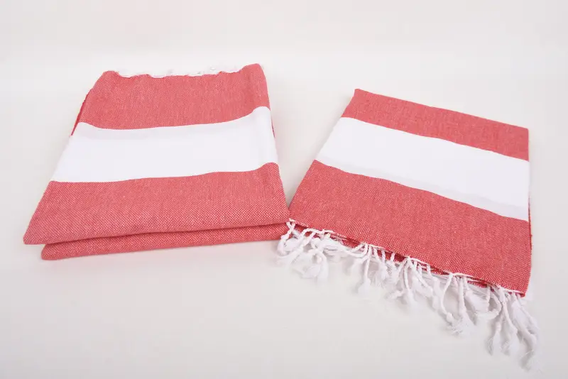 Boyfriend Gift, Turkish Towel Hand Towel, Organic Tea Towel, Kitchen Towel, 40x24 Cotton Striped Towel, Wedding Gift, Personalized Turkish Towel - 7