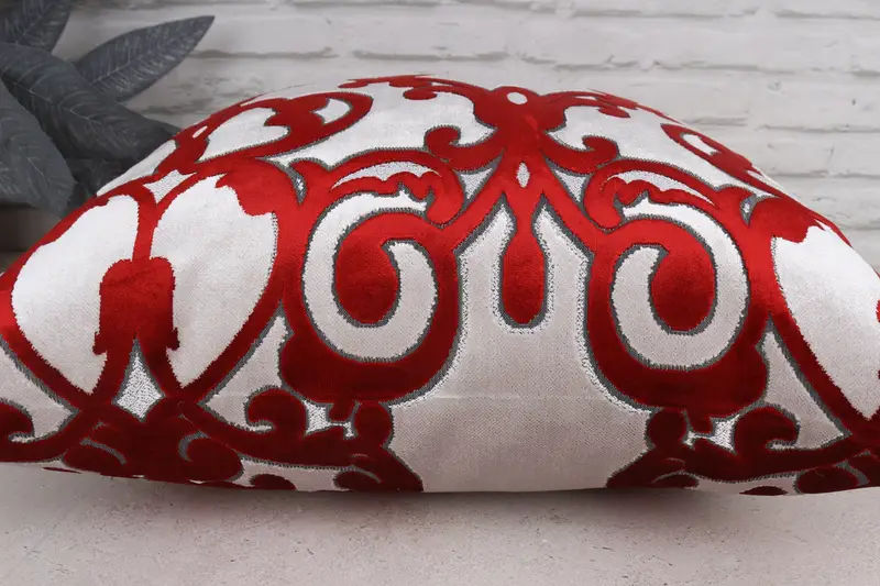 Antique Pillows, Pillow for Couch, Throw Kilim Pillow, Cushion, 20x20 Red Pillow, Meditation Cushion, Christmas Pillow Case - 5