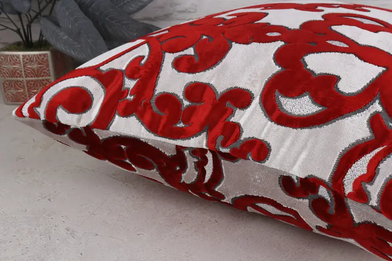 Antique Pillows, Pillow for Couch, Throw Kilim Pillow, Cushion, 20x20 Red Pillow, Meditation Cushion, Christmas Pillow Case - 6