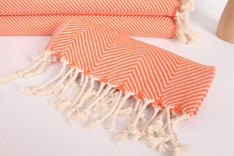 Personalized Hand Towel, Personalized Turkish Towel, 40x20 Cotton Herringbone Towel, Housewarming Gift, Custom Hand Towel, Gym Towel, Wedding Favors - 4