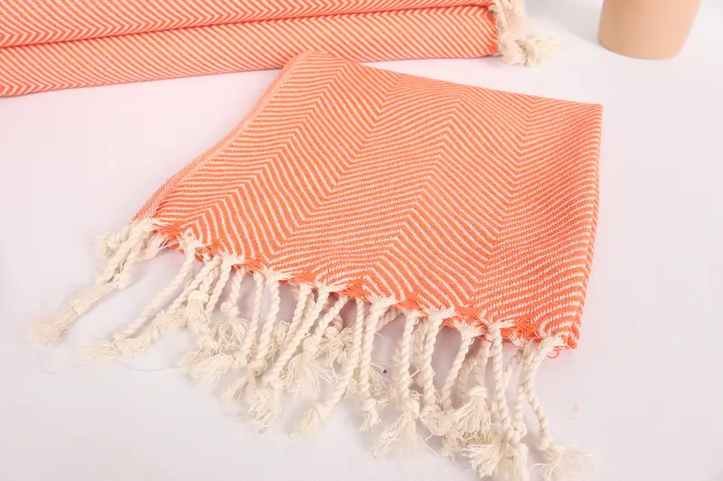 Personalized Hand Towel, Personalized Turkish Towel, 40x20 Cotton Herringbone Towel, Housewarming Gift, Custom Hand Towel, Gym Towel, Wedding Favors - 5