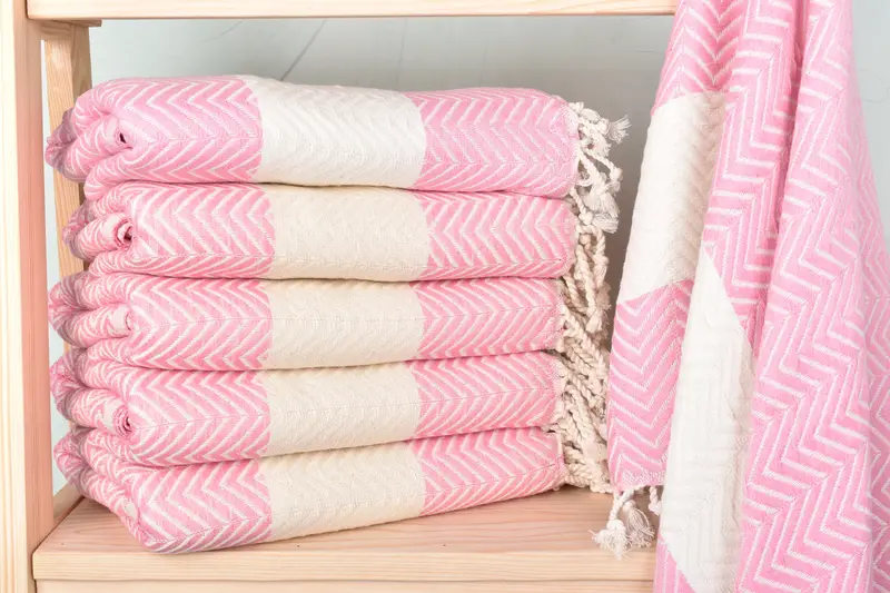 Monogram Beach Towel, 70x40 Cotton Zig zag Towel, Cancun Bachelorette Party Gift Ideas, Monogram Turkish Towel, Customized Towels, Turkish towel - 1