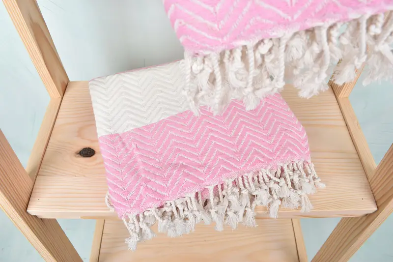 Monogram Beach Towel, 70x40 Cotton Zig zag Towel, Cancun Bachelorette Party Gift Ideas, Monogram Turkish Towel, Customized Towels, Turkish towel - 5