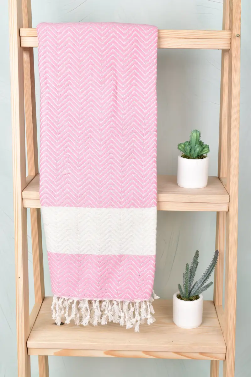 Monogram Beach Towel, 70x40 Cotton Zig zag Towel, Cancun Bachelorette Party Gift Ideas, Monogram Turkish Towel, Customized Towels, Turkish towel - 8