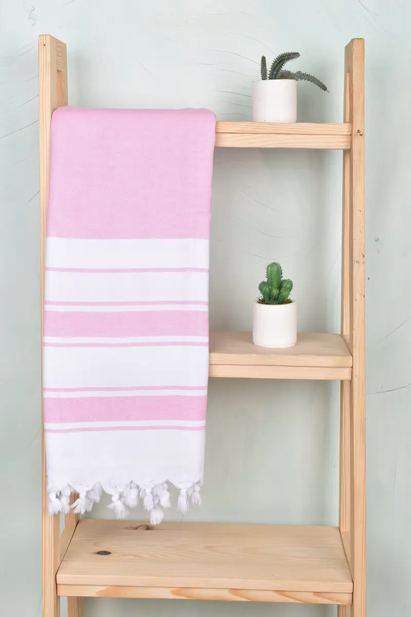 68x36 Cotton Striped Terry Towel, Peshtemal Towel, Custom Beach Towel, Quick-dry peshtemal, Gift For Her, Travel Towel, Best Friend Christmas Gift - 8