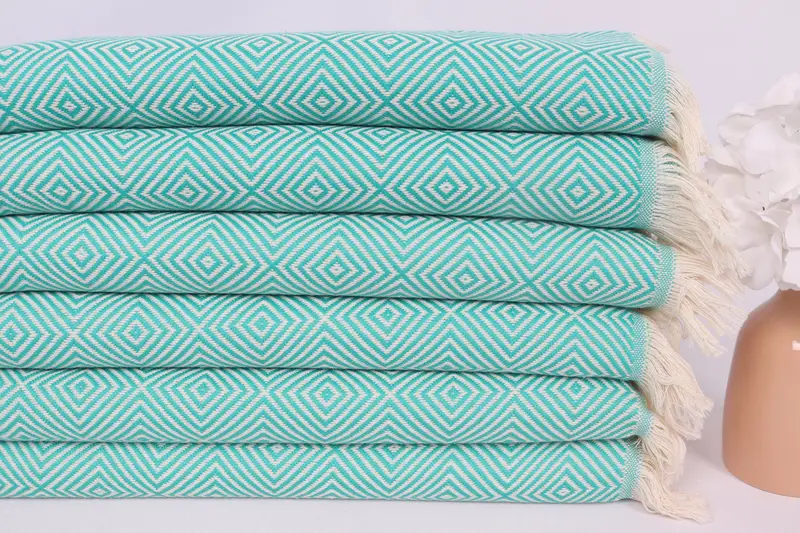 Monogram Towels, Personalized Gifts, Personalized Hand Towel, Monogram Tea Towel, Girl Trip Party Favor, Kitchen Towel, 28x20 Cotton Diamond Towel - 3